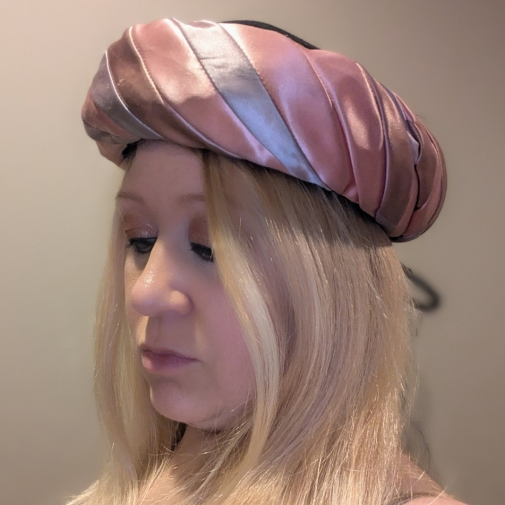 Vintage Pale Pink Silk Hat